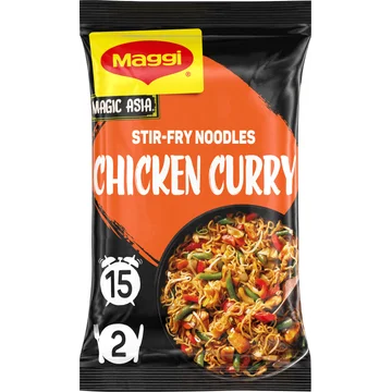 Maggi Stir-fry noodles chicken curry