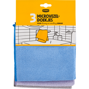 Jumbo Microvezeldoekjes 3 Stuks