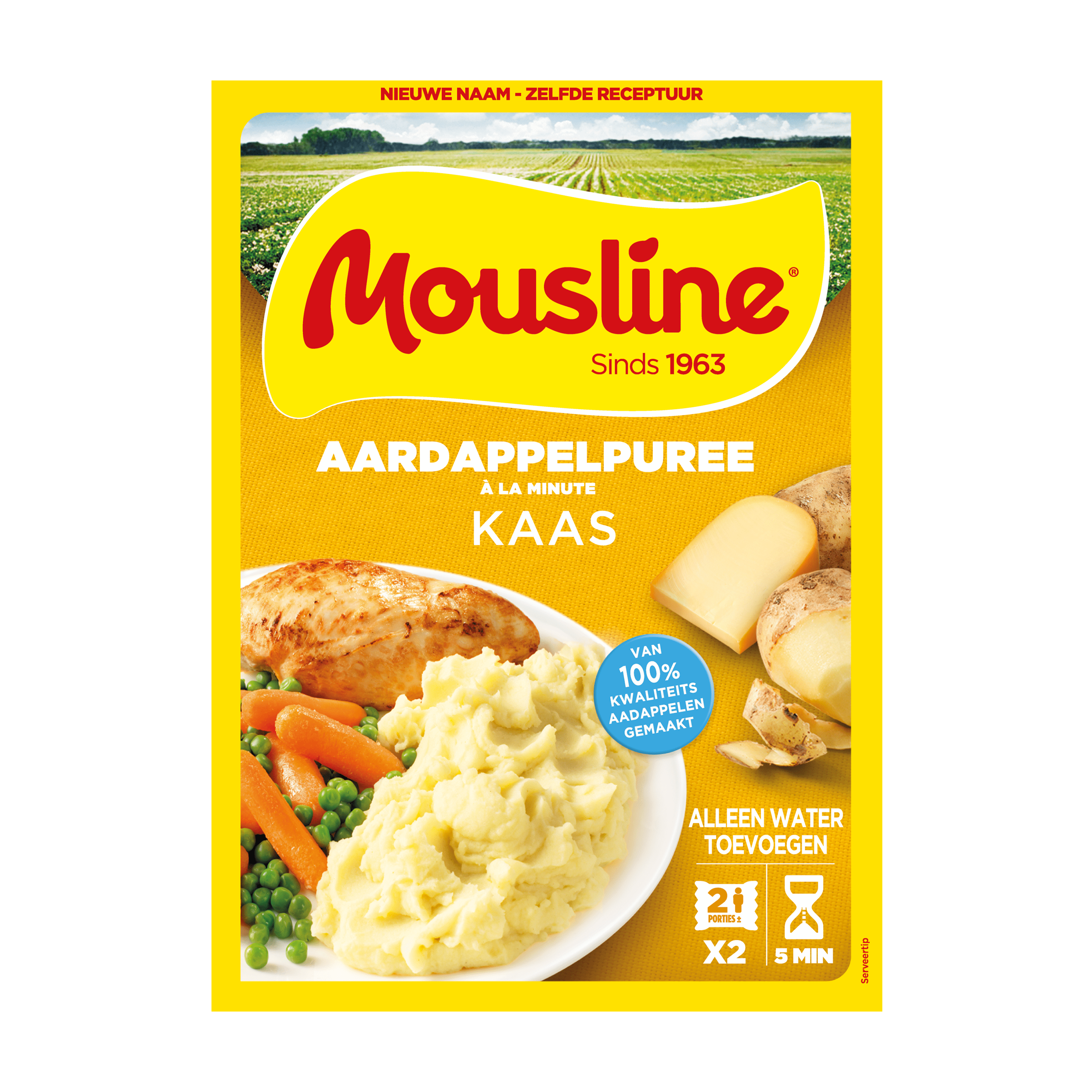 Mousline Aardappelpuree kaas