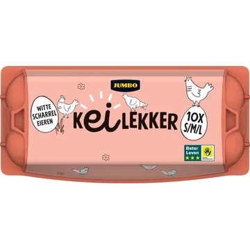 Jumbo Kei Lekker Eieren 10 Stuks