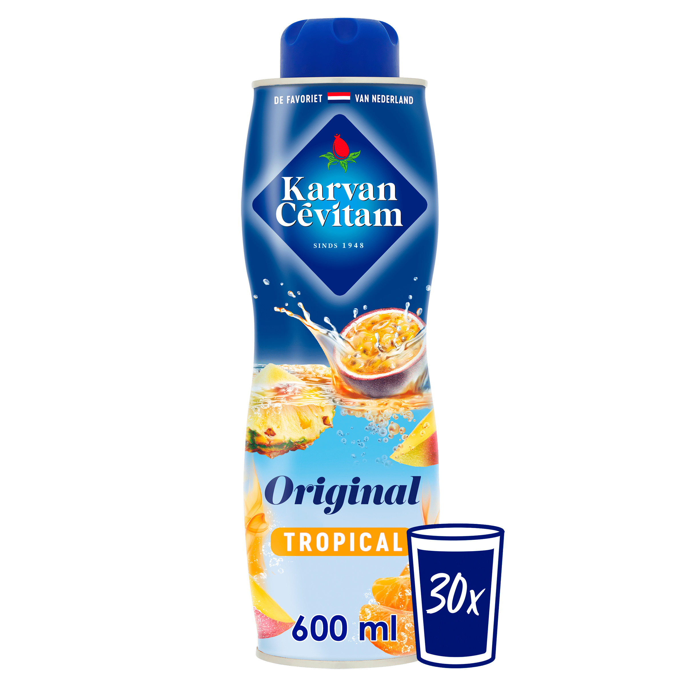 Karvan Cévitam Tropical Original Siroop, 600 ml