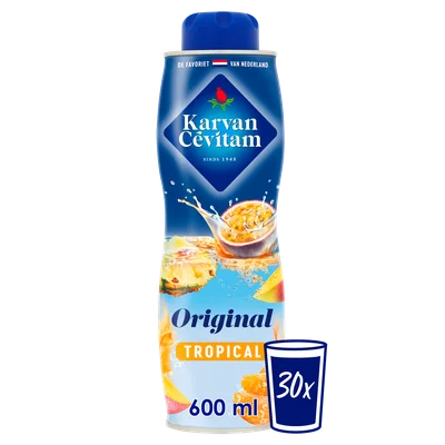 Karvan Cévitam Tropical Original Siroop, 600 ml
