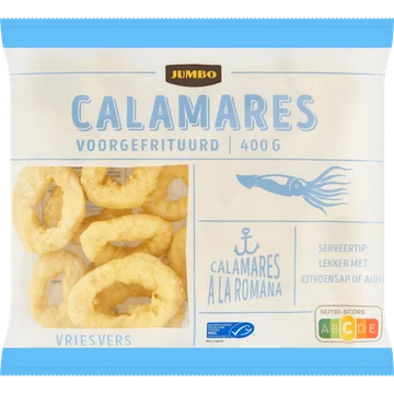 Jumbo Calamares Vriesvers Voorgefrituurd 400 g