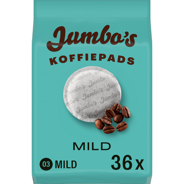 Jumbo's Koffiepads Mild 36 Stuks