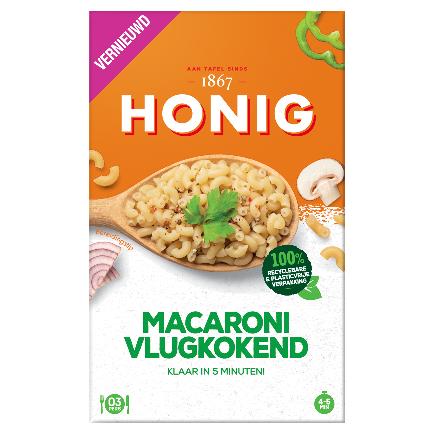Honig Macaroni vlugkokend