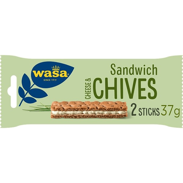 Wasa Sandwich Cheese & Chives 3 x 37 g
