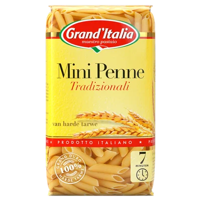 Grand'Italia Mini Penne Tradizionali Pasta 350 g