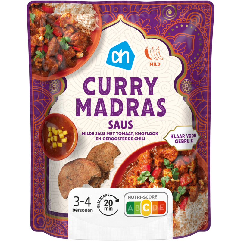 AH Curry madras saus