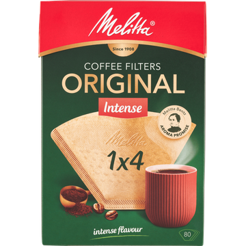 Melitta Original koffiefilters 1x4 Intense 80 stuks