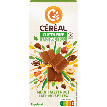 Céréal Gluten Free Lactose Free Melk-Hazelnoot 100 g