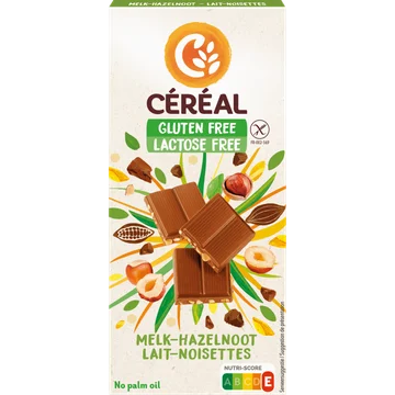 Céréal Gluten Free Lactose Free Melk-Hazelnoot 100 g