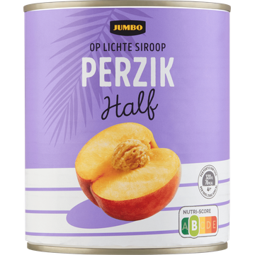 Jumbo Perzik op Lichte Siroop Half 820 g