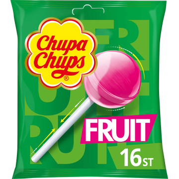 Chupa Chups Fruit 16 stuks 