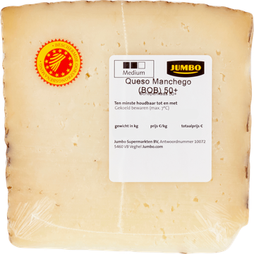Jumbo Queso Manchego (BOB) Schapenkaas 50+ ca. 185 g