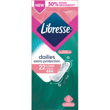Libresse Extra Protection Long 22 Stuks