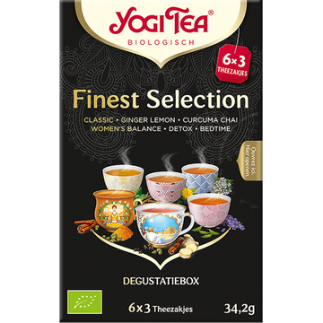 Yogi Tea Biologisch Finest Selection Degustatiebox 6x3st