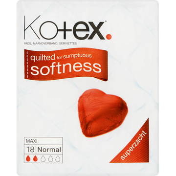 Kotex® Maxi Maandverband Normal 18 Stuks
