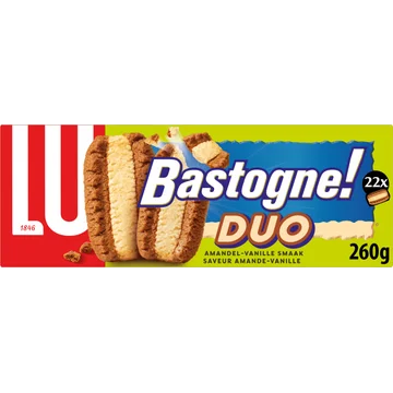 LU Bastogne Duo Koek Amandel & Vanille 260 g