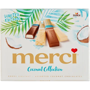 Merci Chocoladespecialiteiten Coconut Collection Limited Edition 20 Stuks