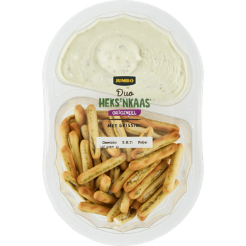 Jumbo Duo Heks'nkaas Origineel met Grissini 140 g