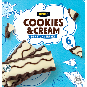 Jumbo Cookies & Cream 6 Stuks