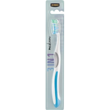 Jumbo 3in1 Medium Tandenborstel 1 Stuk