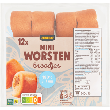 Jumbo Mini Worstenbroodjes 12 Stuks