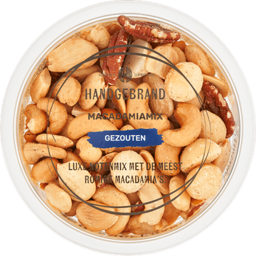 Handgebrand Macadamiamix Gezouten 140 g