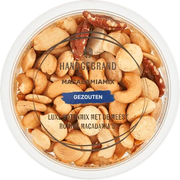 Handgebrand Macadamiamix Gezouten 140 g