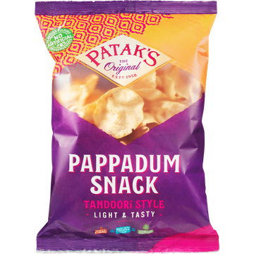 Pappadum snack Tandoori style