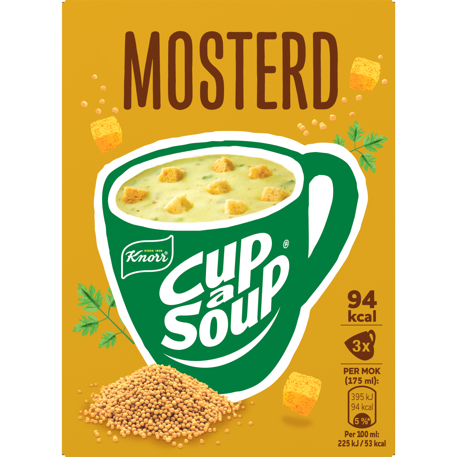 Knorr Cup-a-soup mosterd
