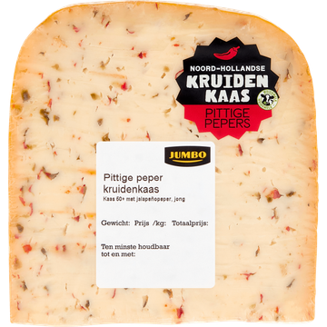 Jumbo Pittige Peperkaas Jong Belegen 50+ ca. 270 g