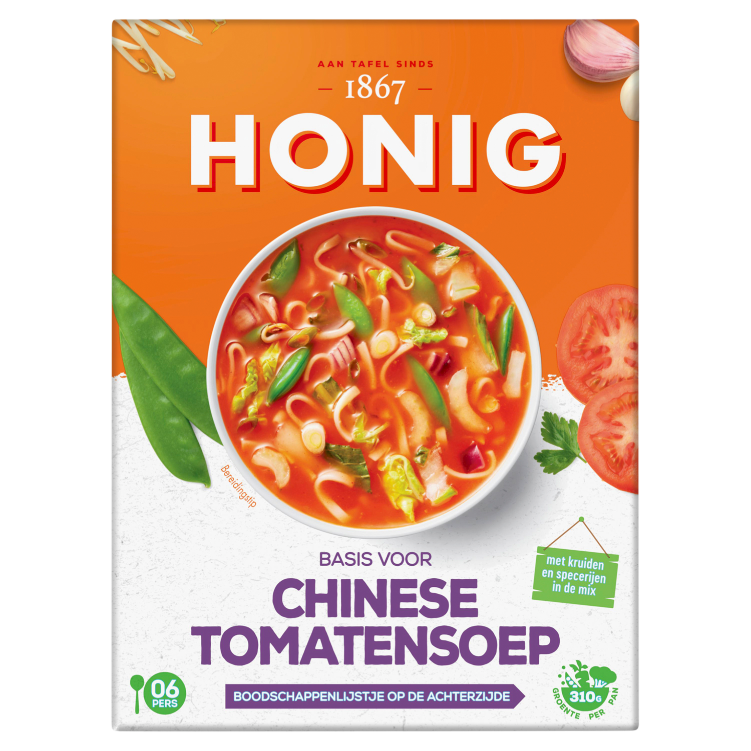 Honig Maaltijdmix voor Chinese Tomatensoep 112 g
