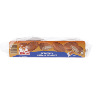 De Vos Eierkoeken 6 Stuks 210 g