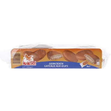 De Vos Eierkoeken 6 Stuks 210 g