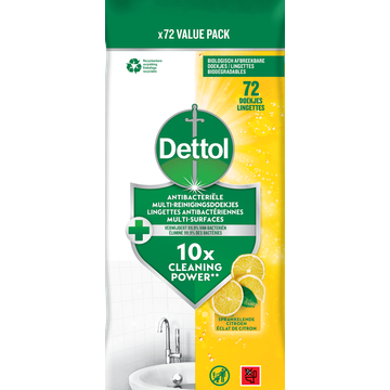 Dettol Doekjes Citrus 72 Stuks