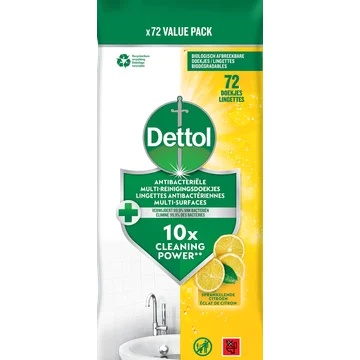 Dettol Doekjes Citrus 72 Stuks