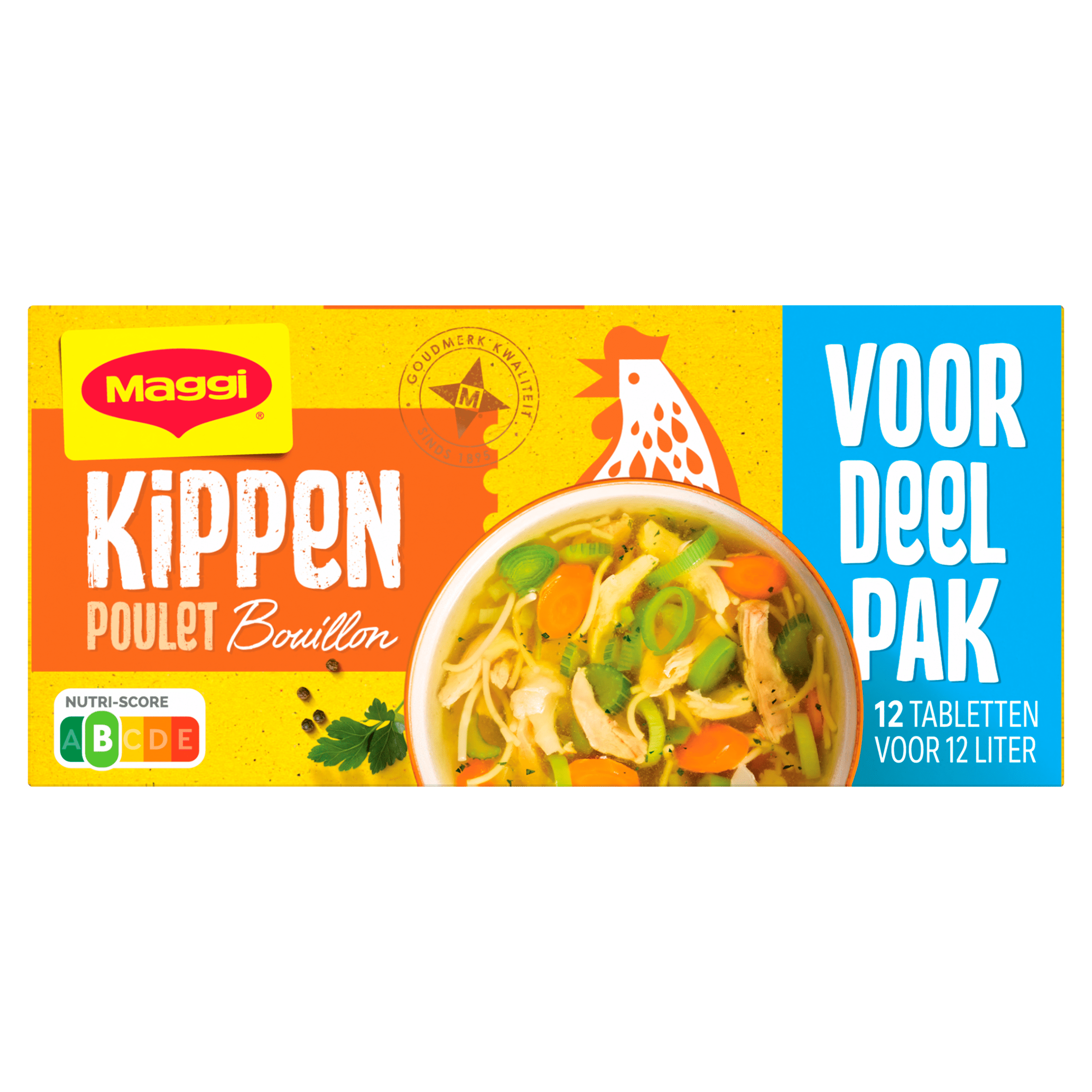 MAGGI Kippen Bouillon Blokjes Voordeelpak 12 Stuks 123 g