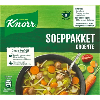 Knorr Soeppakket Groente 95 g