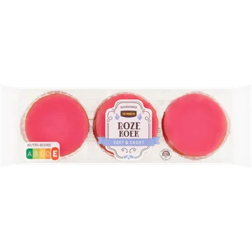 Jumbo Roze Koek 6 Stuks