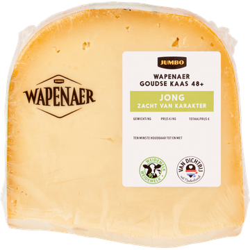 Wapenaer Goudse Kaas Jong 48+ Stuk ca. 434 g