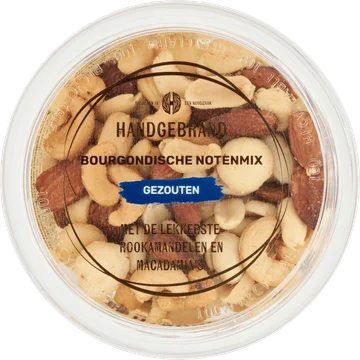 Handgebrand Bourgondische Notenmix Gezouten 180 g