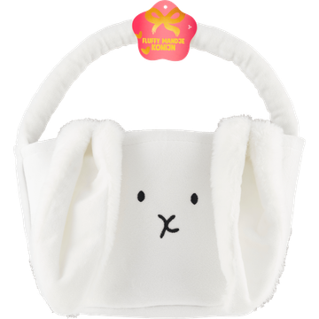 Fluffy Mandje Konijn 3+