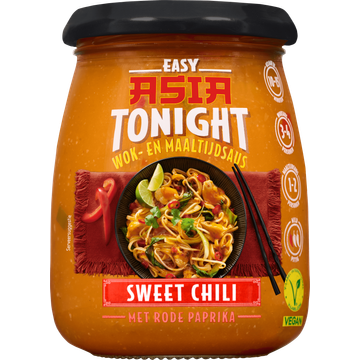 Easy Asia Tonight Sweet Chili met Rode Paprika 260g
