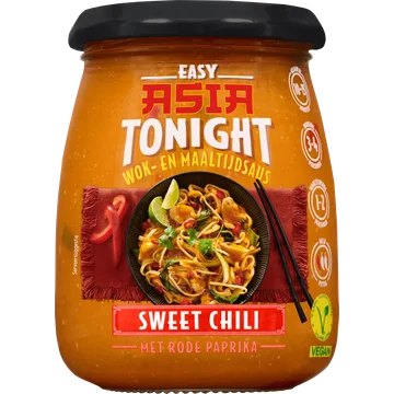 Easy Asia Tonight Sweet Chili met Rode Paprika 260g