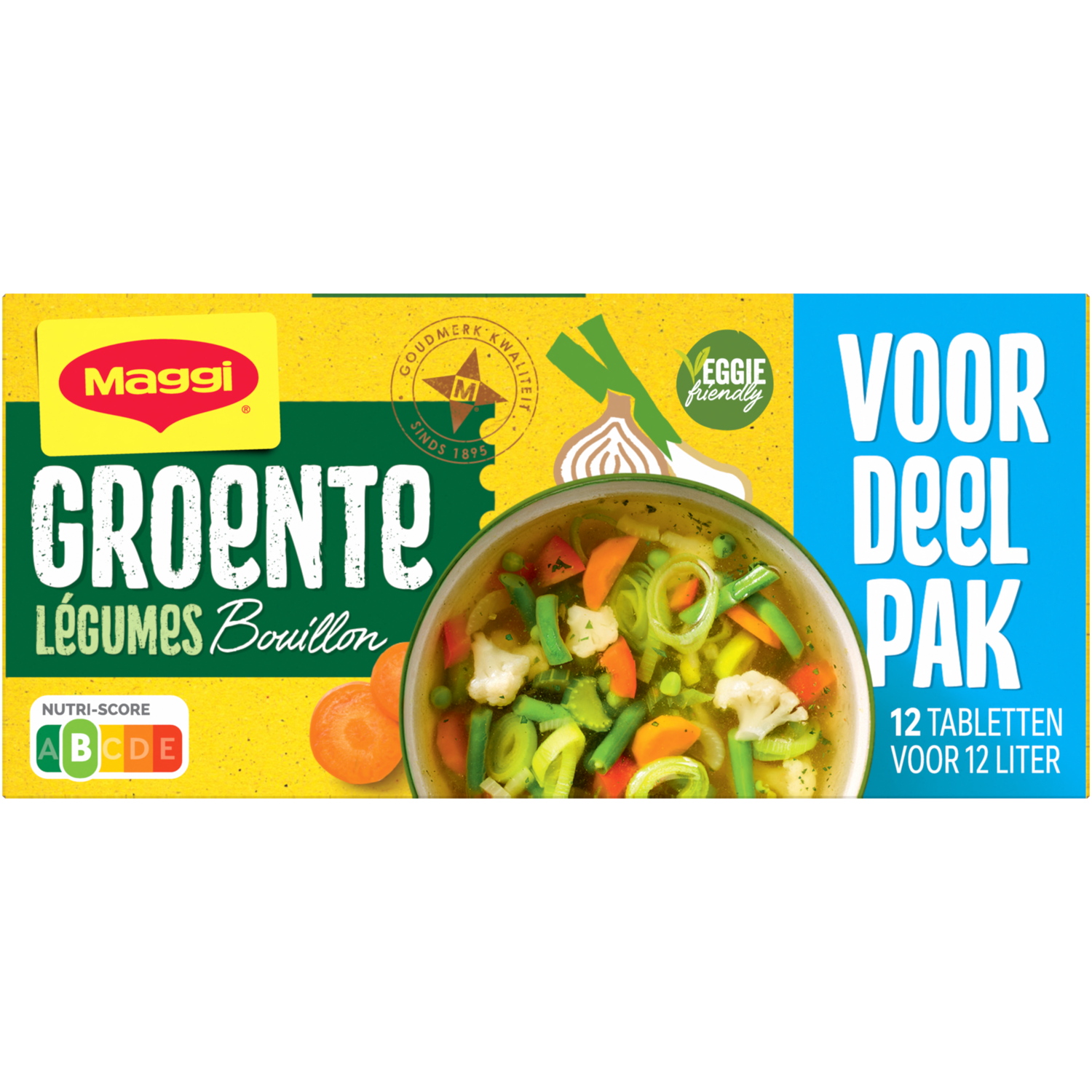 MAGGI Groente Bouillon Blokjes Voordeelpak 12 Stuks 122,4 g