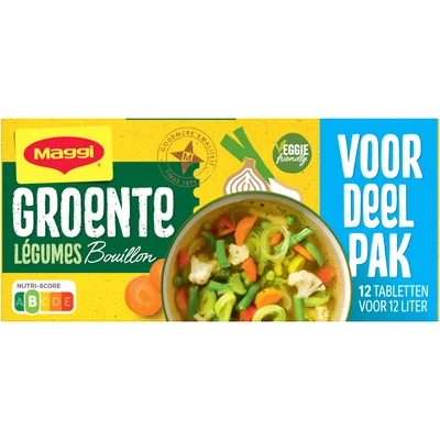 MAGGI Groente Bouillon Blokjes Voordeelpak 12 Stuks 122,4 g