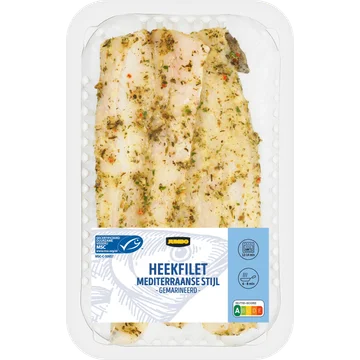 Jumbo Heekfilet Mediterraanse Stijl Gemarineerd 210 g