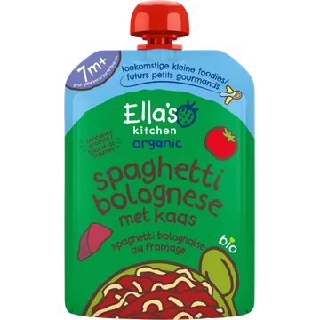 Ella's Kitchen Organic Spaghetti Bolognese met Kaas 7+ Maanden 130 g