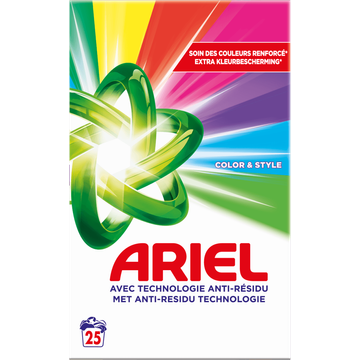 Ariel Waspoeder Kleur 1.375kg, 25 Wasbeurten